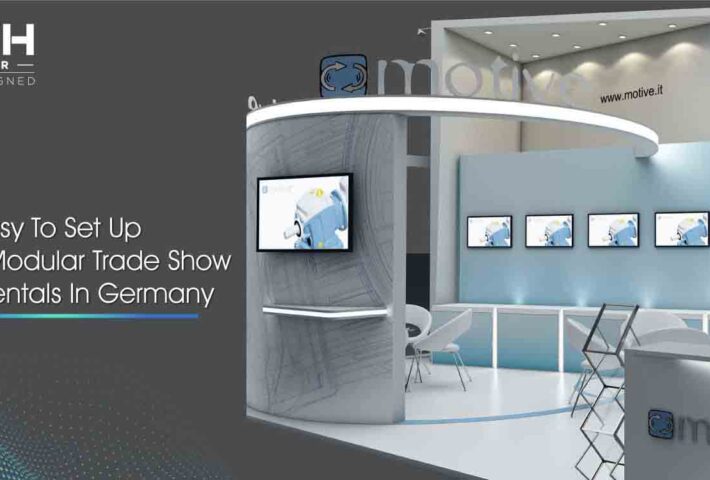 Easy To Set Up Custom-Modular Trade Show Booth Rentals In Germany